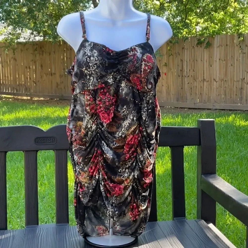 Take 50% OFF- Diva Blue Mini Dress, Size-2X
